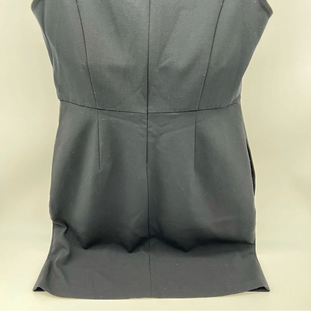 LOFT Black Sleeveless  Sheath Mini Dress-Size 6P - Picture 6 of 8